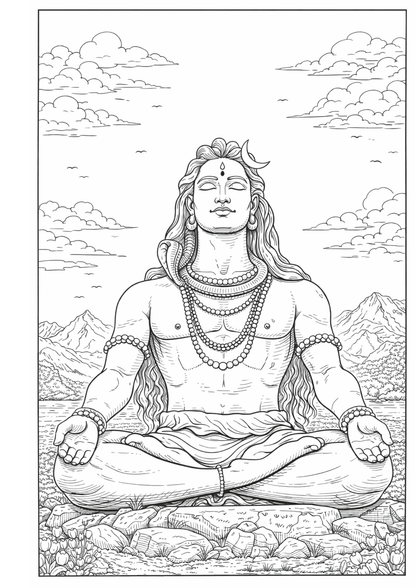 A devotional coloring book introducing children to Lord Shiva and his 20 divine forms.
