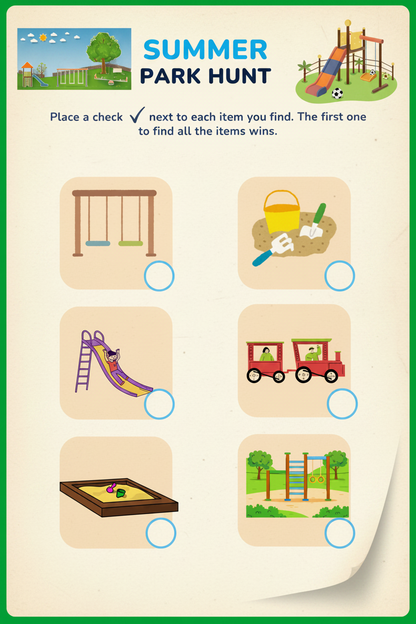 Play Park Summer Activity Book